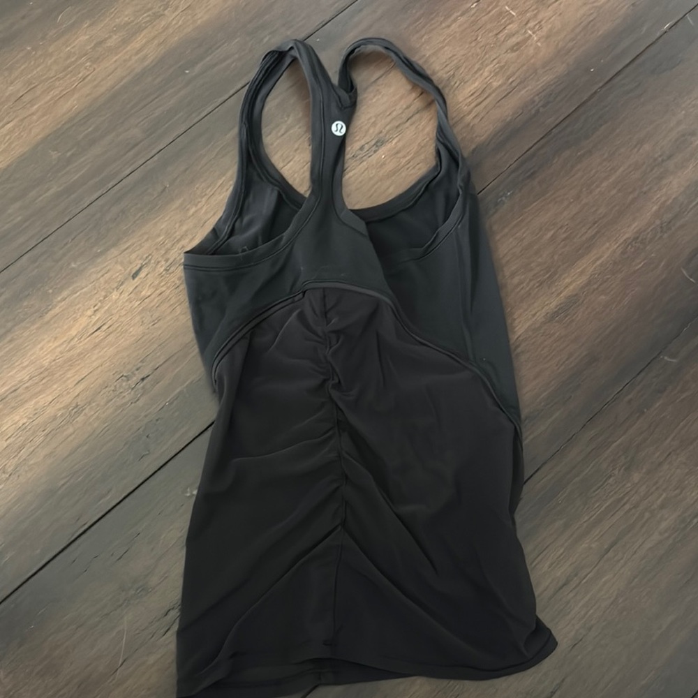 Lululemon Black Racerback Tank Top